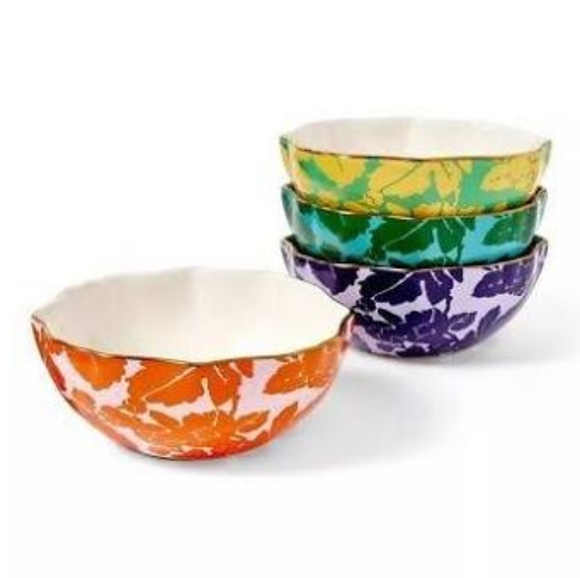 NWT Diane von Furstenberg for Target Toile 4-Piece Dining Bowl Set